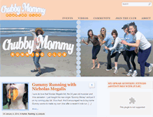 Tablet Screenshot of chubbymommyrunningclub.com